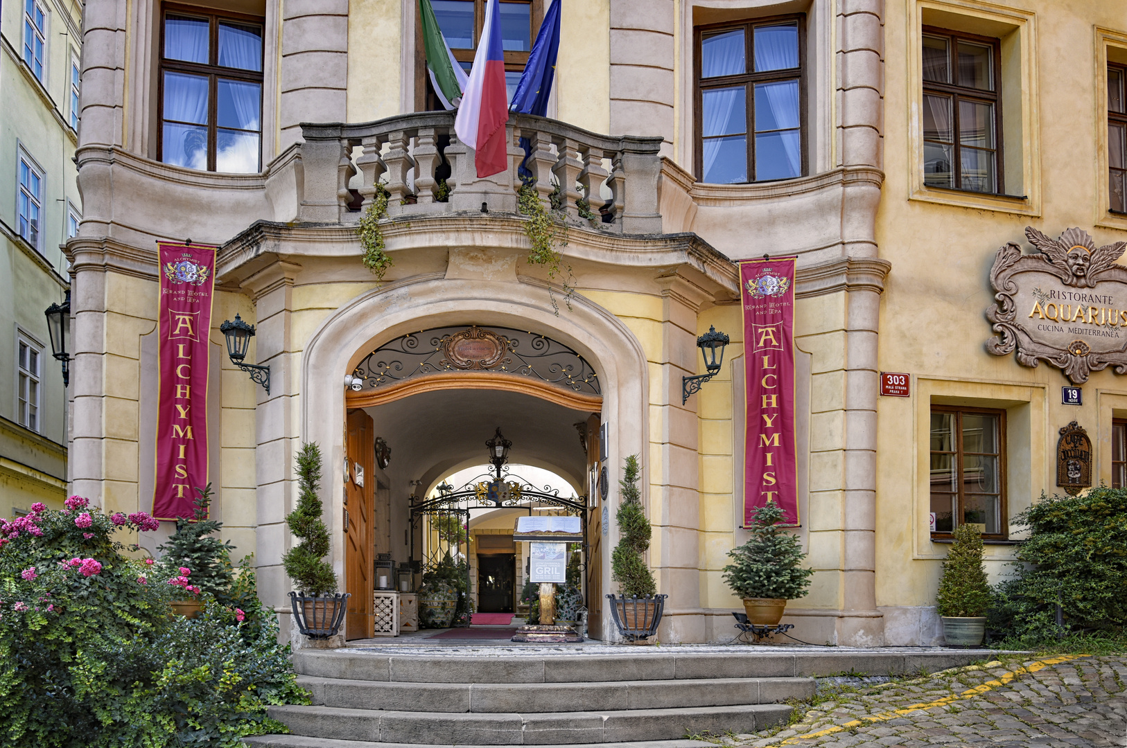 Ristorante Aquarius Prague an der Botschaft