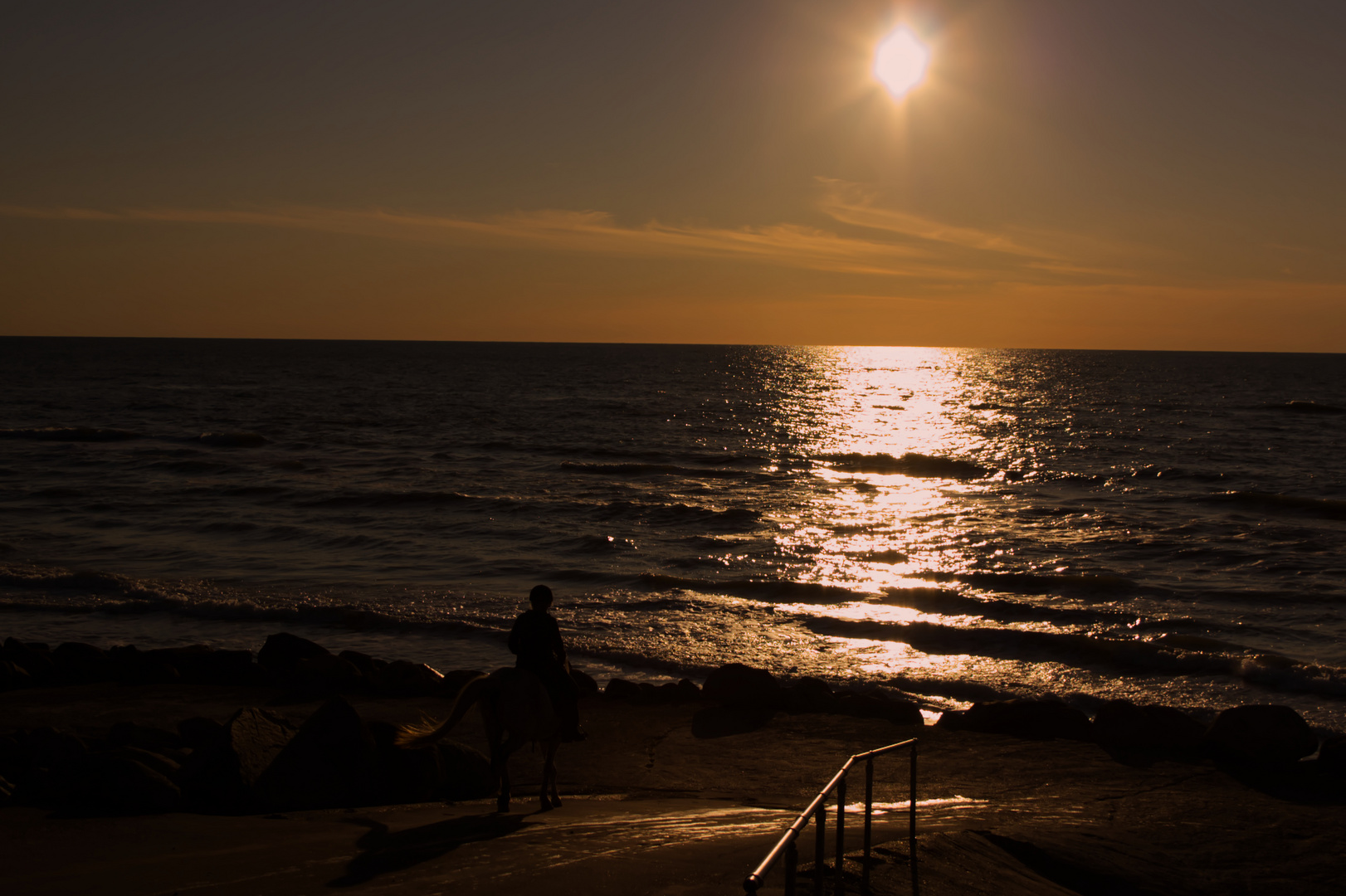 Ritt in den Sonnenuntergang