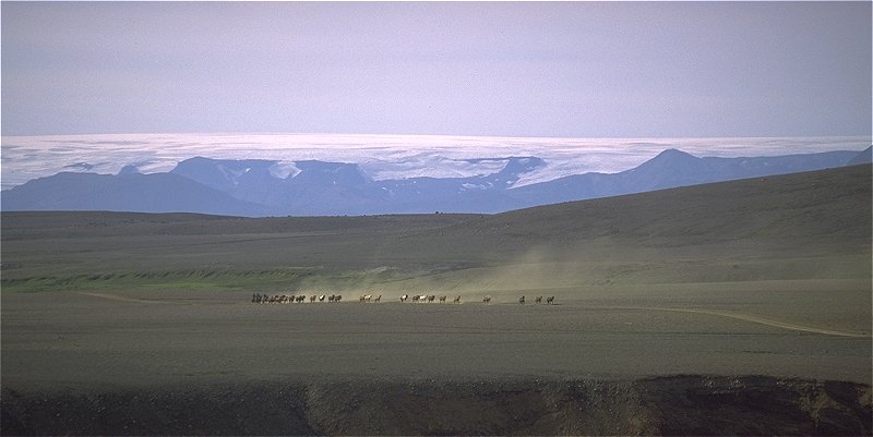 Ritt über das Hochland