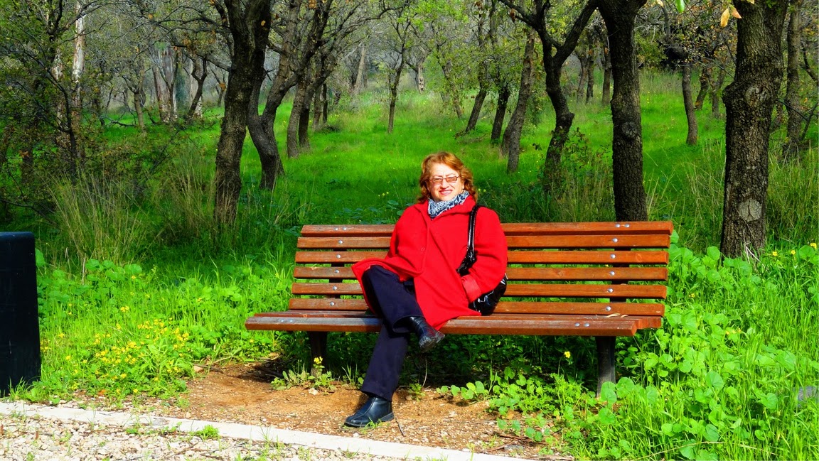 RITTA -MY WIFE -IN NETANYA FOREST