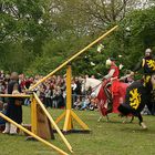 Ritter Andreas le Haziel von Flandern landet einen Volltreffer