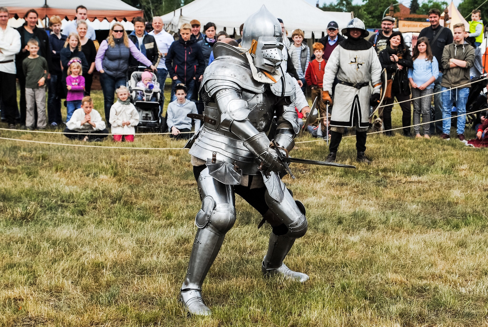 Ritter im Kampf