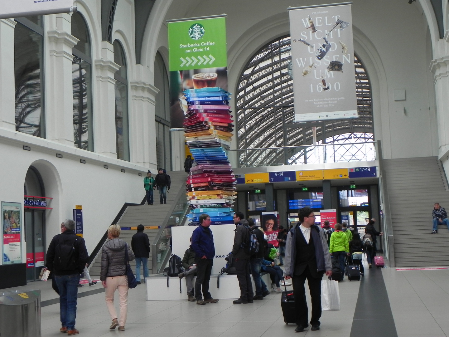 Ritter Sport Werbung Dresden BHF