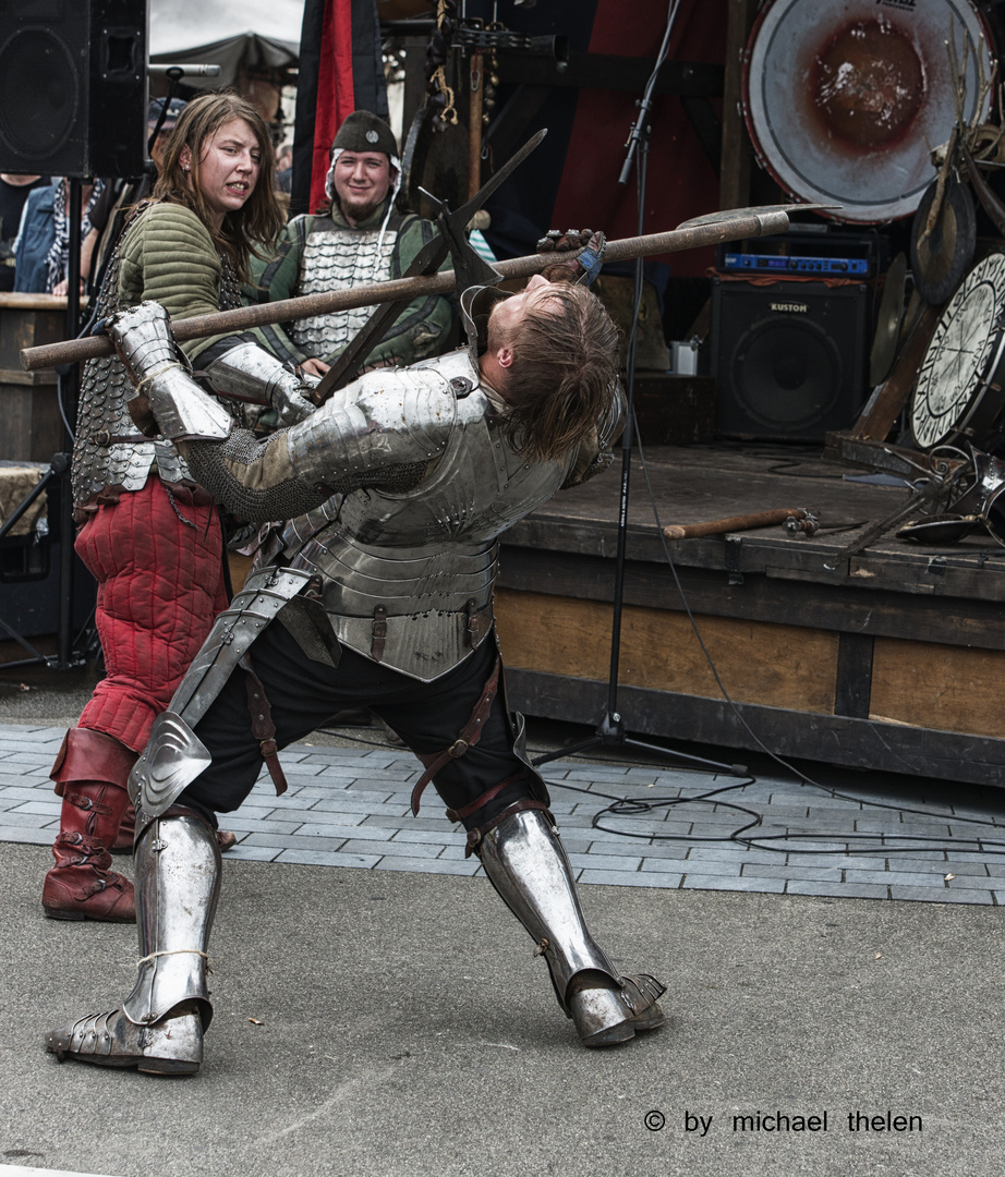 Ritterkampf beim Bürgerfest 725 Jahre Düsseldorf