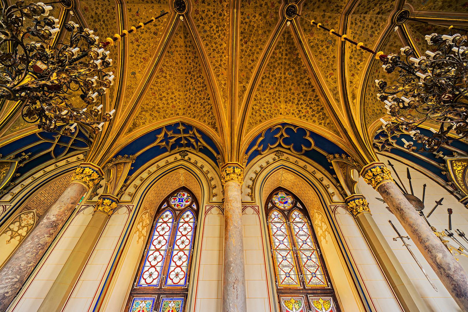 Rittersaal der Burg Hohenzollern 02