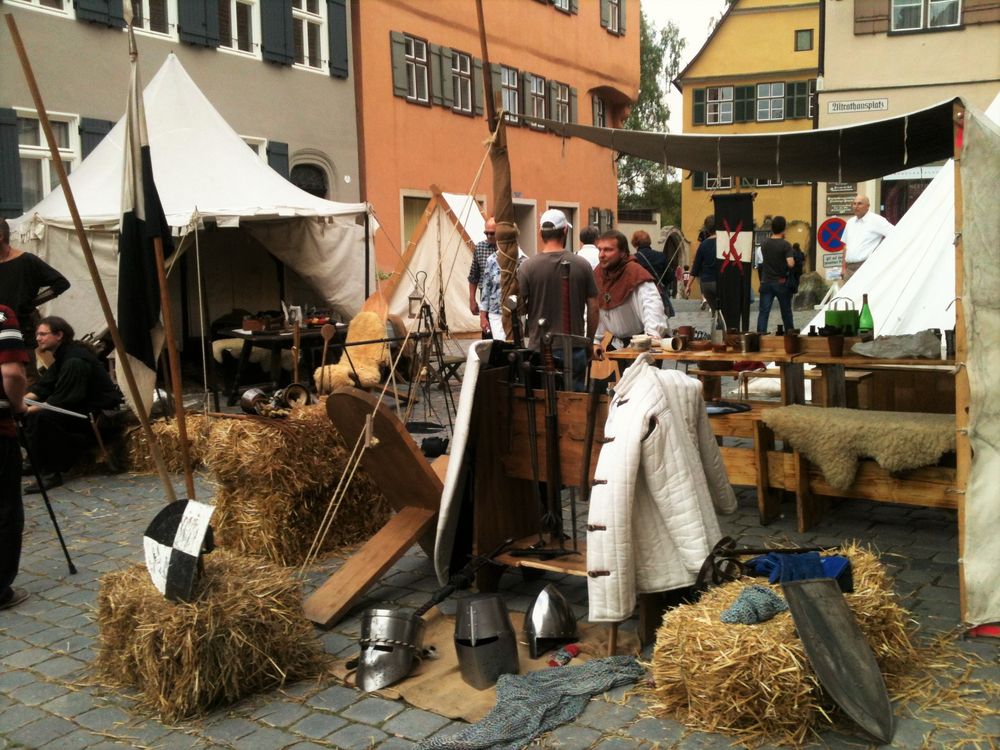 Rittersleut beim Stadtfest in Dinkelsbühl