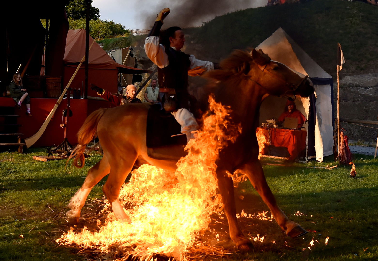 Ritterspiel auf Burg Regenstein (Harz)