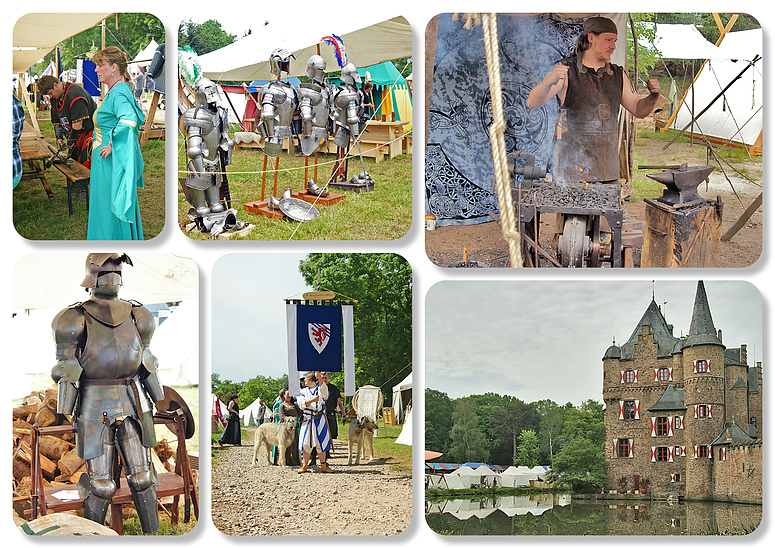 Ritterspiele Burg Satzvey Collage