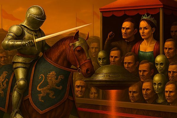 Ritterspiele mit dem Ufo