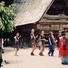 Ritual dance in remote village in Sumatra