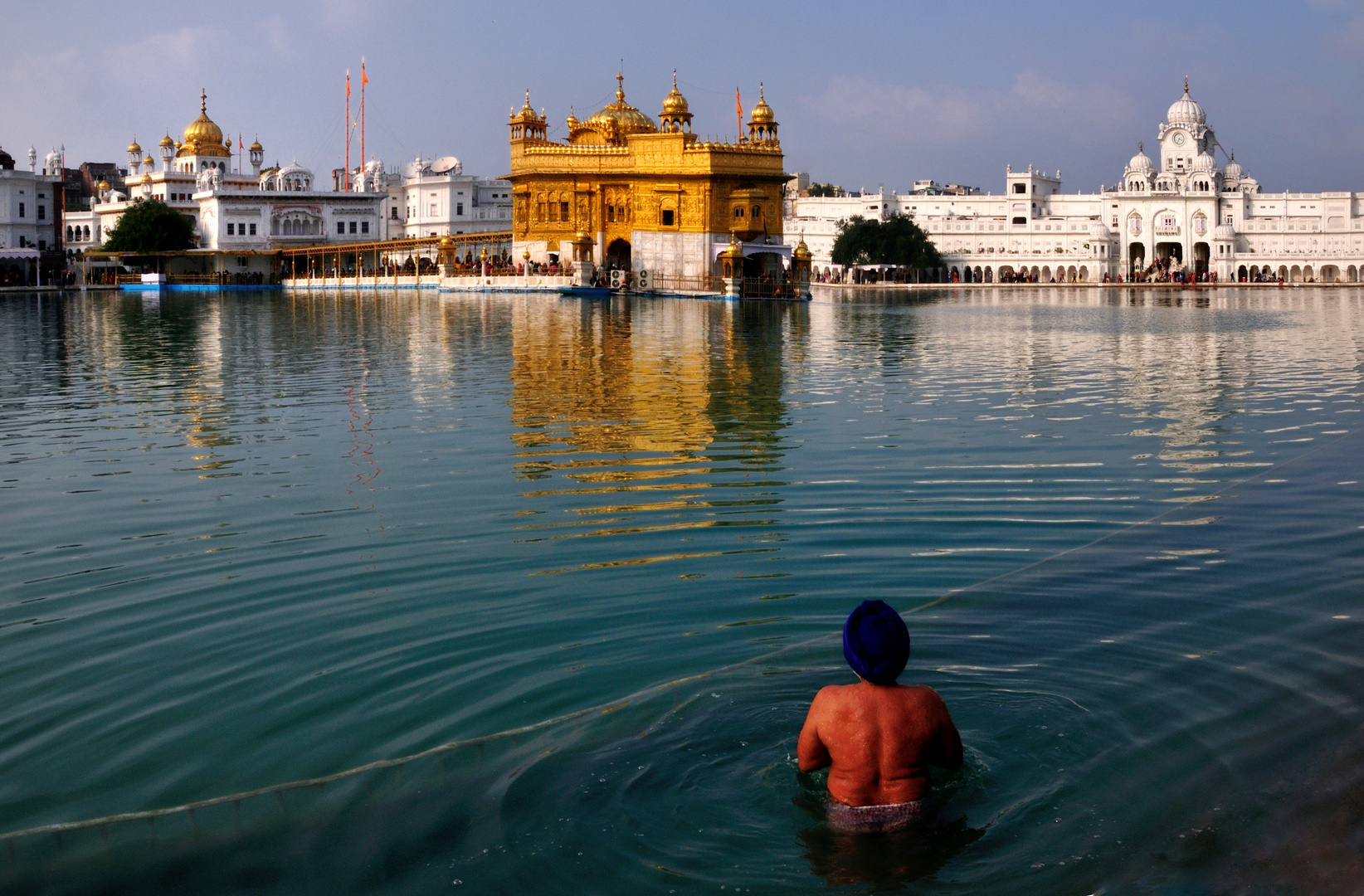 Rituelles Bad im Harmandir Sahib