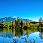 Ritzensee mit Schwalbenwand im Herbst