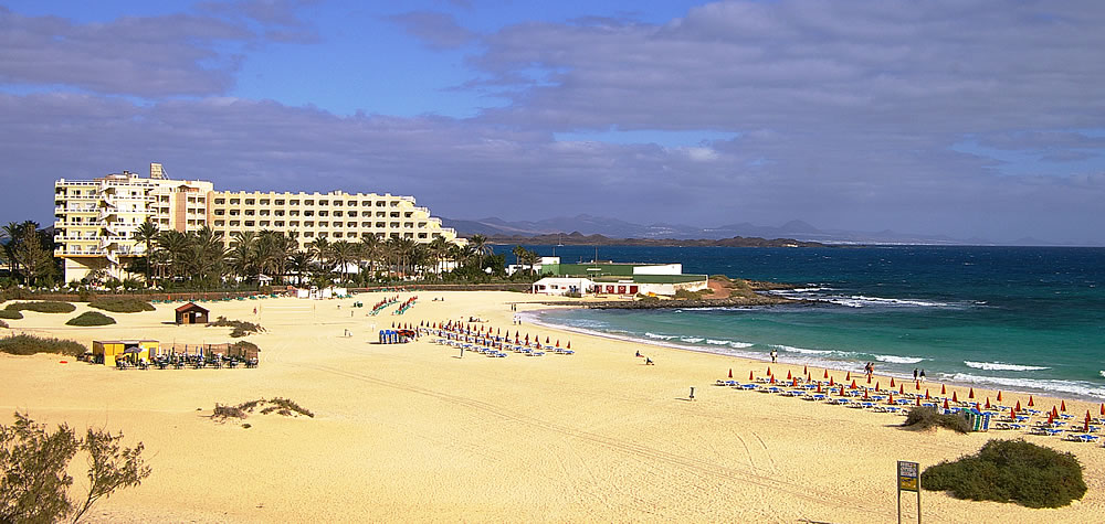 Riu Olivina, Playa de Coralejo, Fuerteventura Richtung Lanzarote