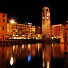 Riva del Garda - Hafen bei Nacht