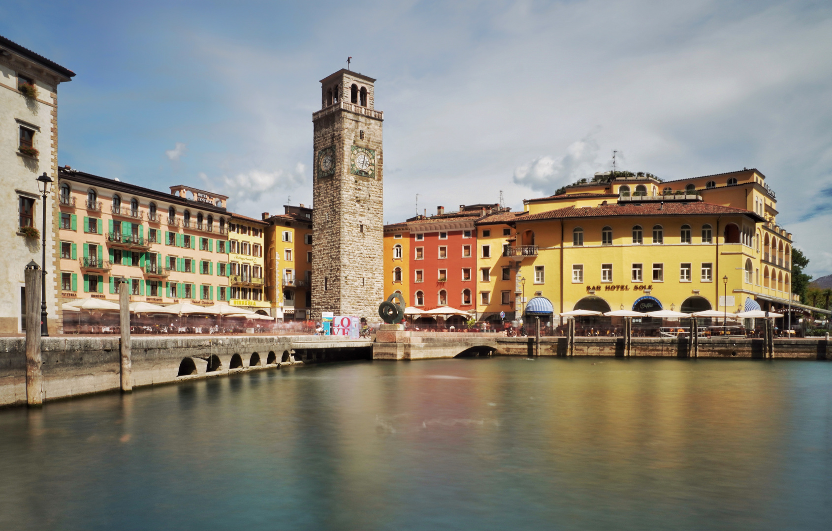 Riva del Garda - Langzeitbelichtung am Tag - Blickwinkel 1