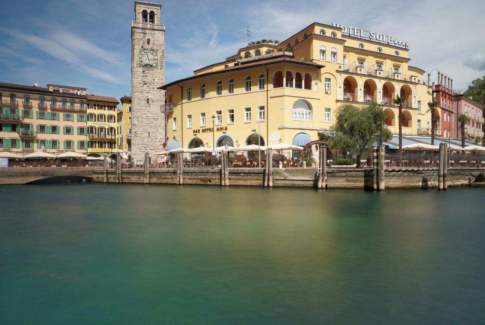 Riva del Garda - Langzeitbelichtung am Tage - Blickwinkel 2