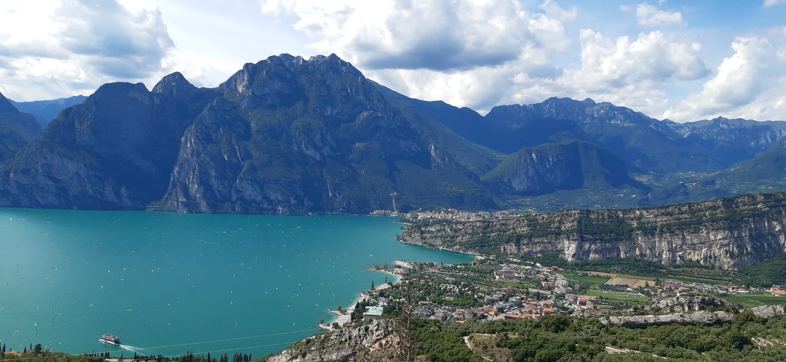 Riva dem Garda vom Monte Baldo aus 