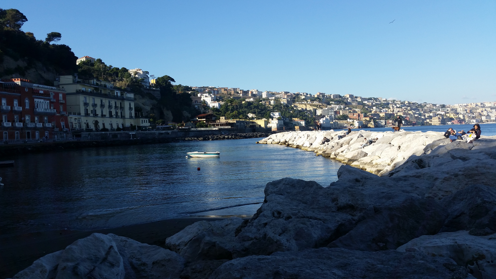 Riva Fiorita, Posillipo, Mare, Panorama di Napoli