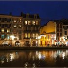 Rive droite de la Nive en nocturne  --  Bayonne