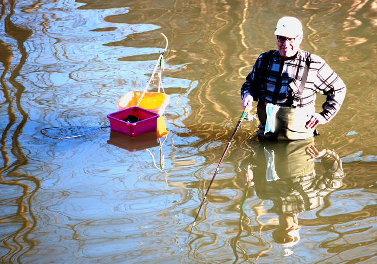 river fisherman