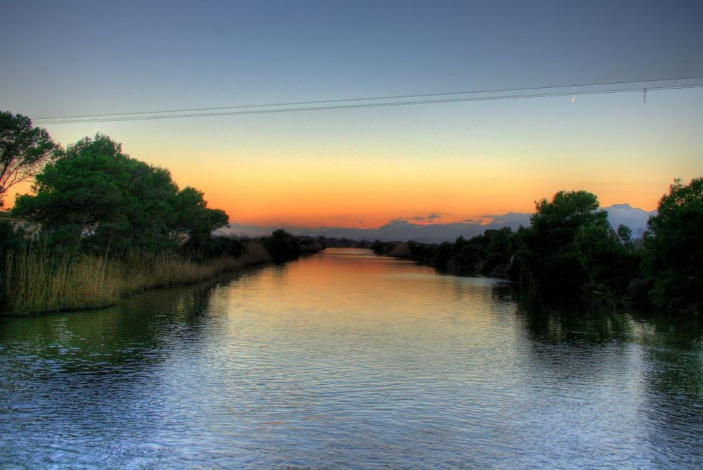 River in Blue