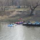 river in city park