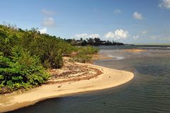 River mouth of the Rio Toa