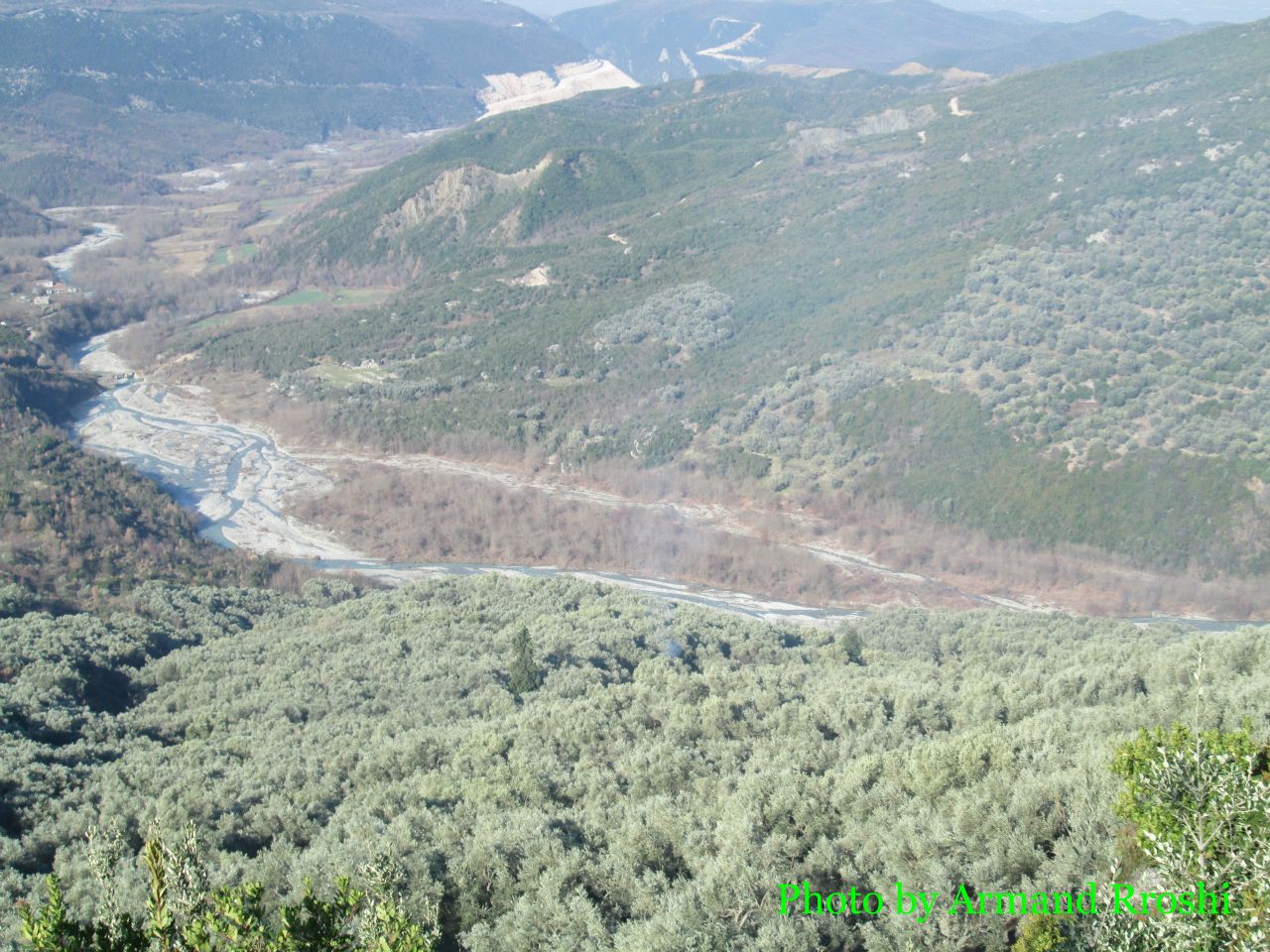 river of Droje, kruje, albania