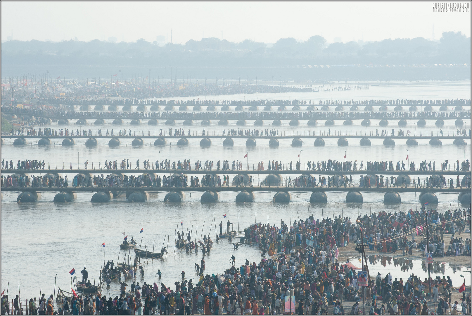 river of people