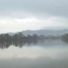 river on a misty day