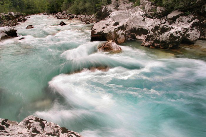 River SOCA Slovenia