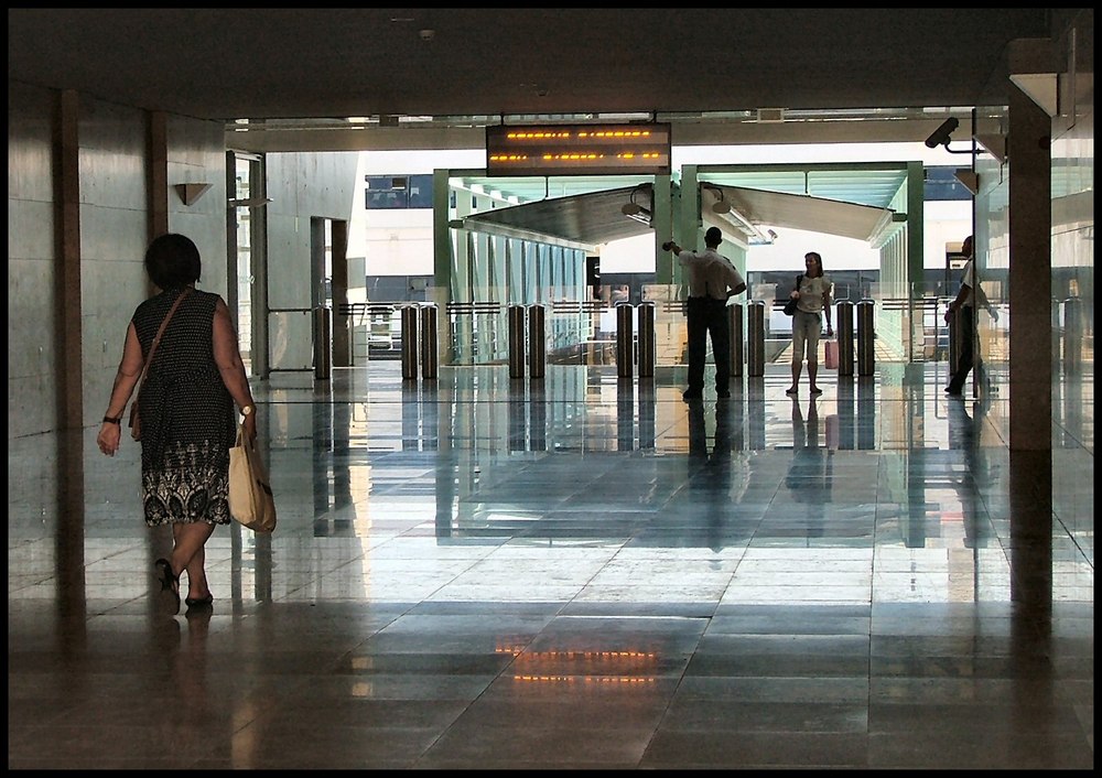 River station at Lisbon