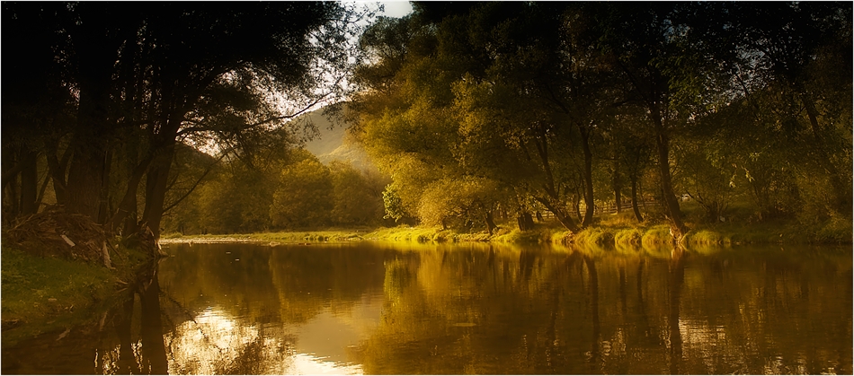 River sunset