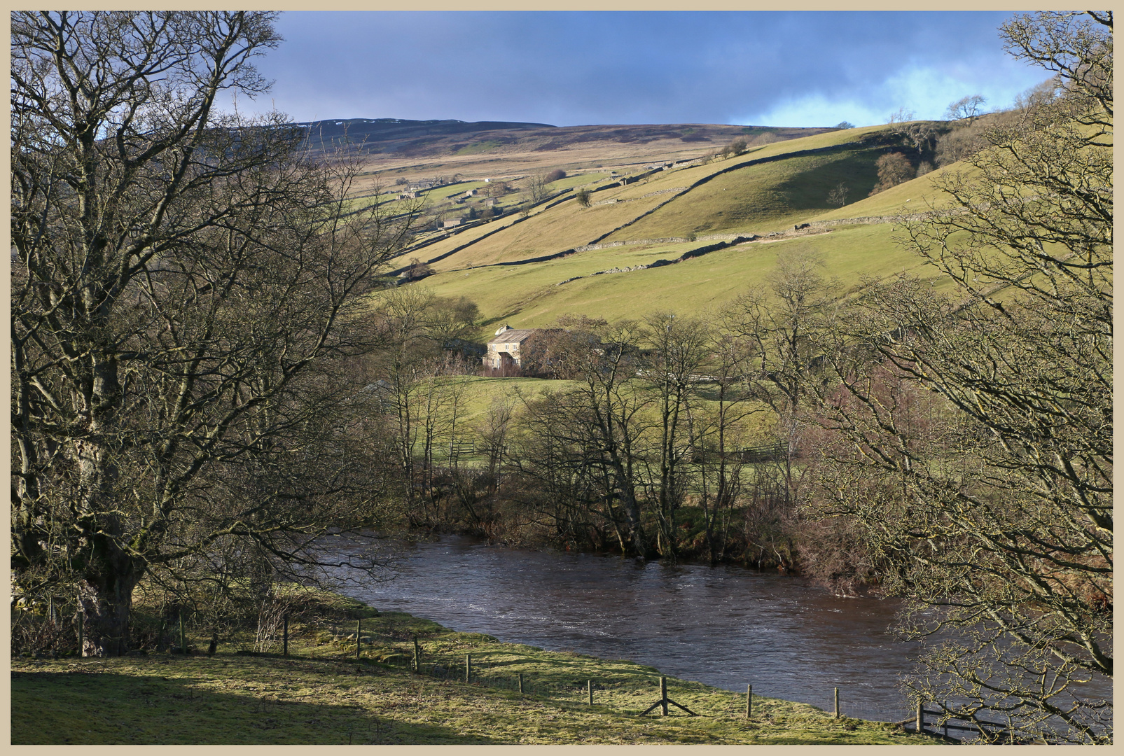 river swale near low row 5