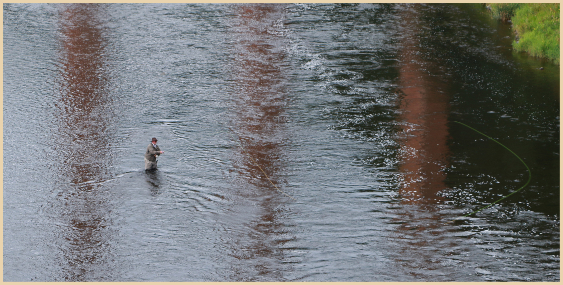 River tweed at leadersfoot