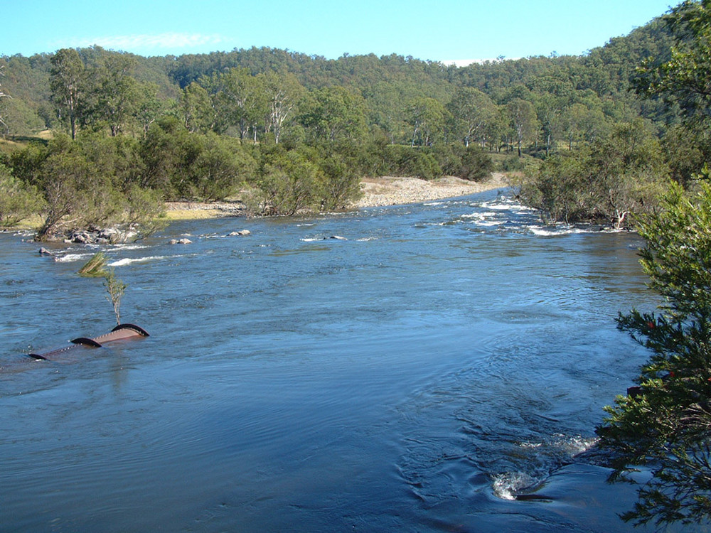 River west of Grafton