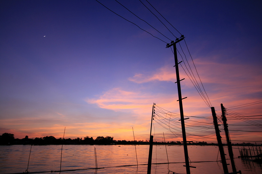 River+Sunset= Beauty Ligth