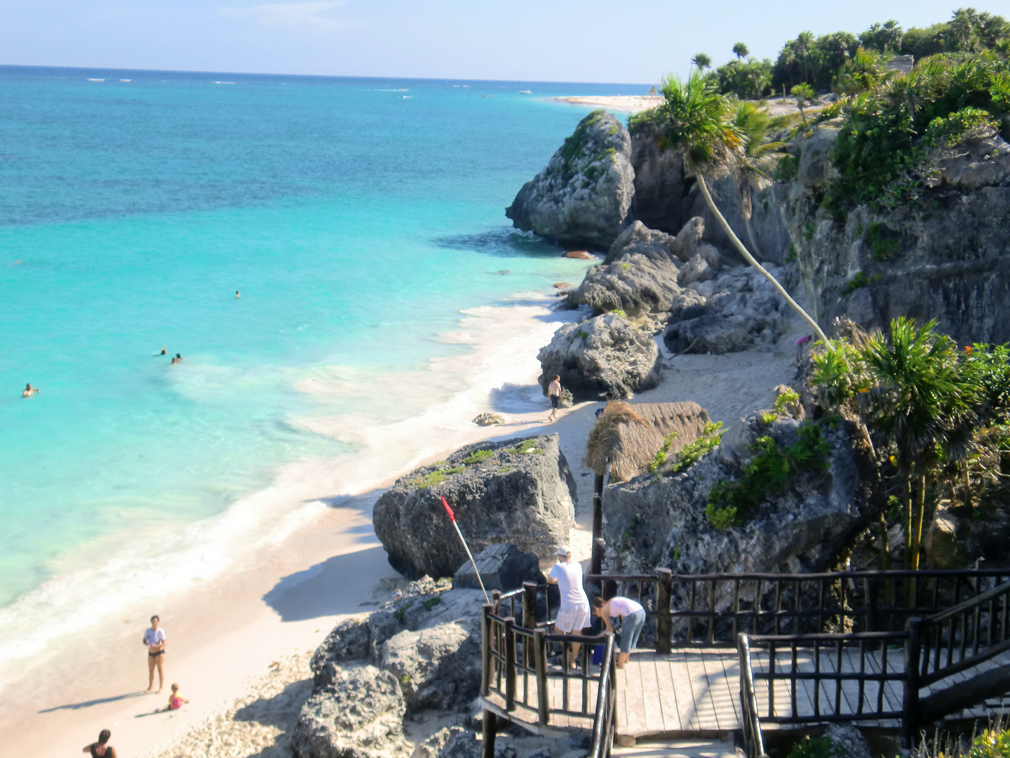 Riviera Maya - Strand hinter Maya-Stätte Tulum