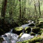 Rivière de la cascade d'autoire (lot)