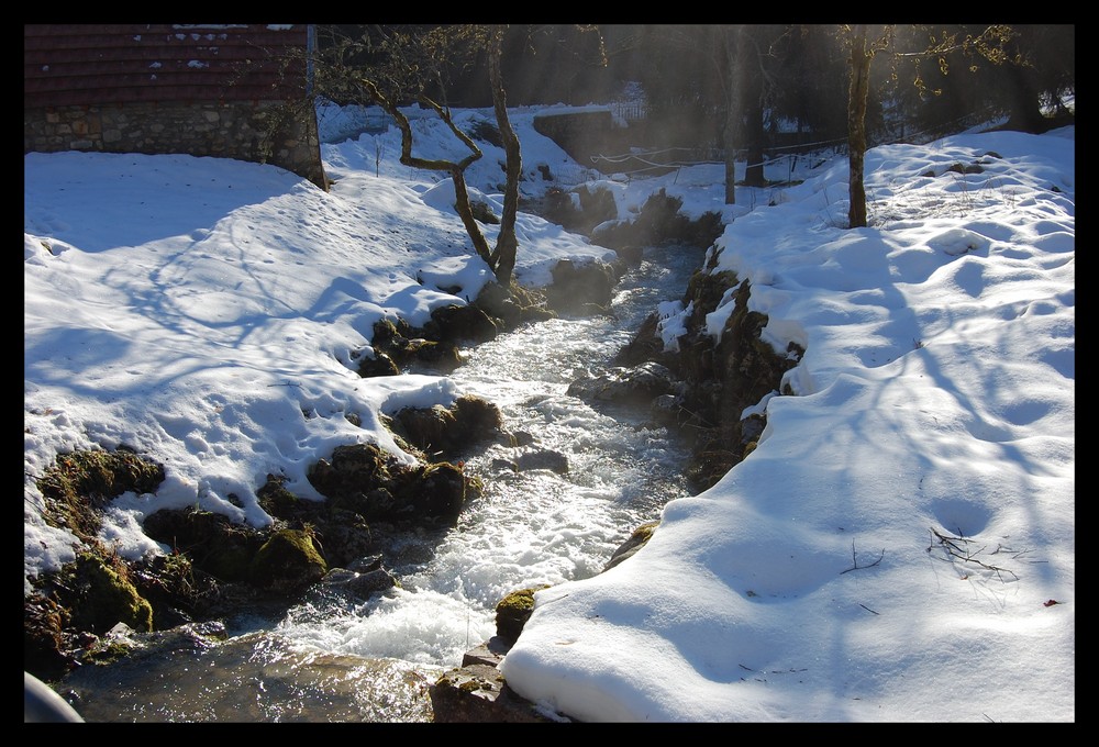 rivière de montagne