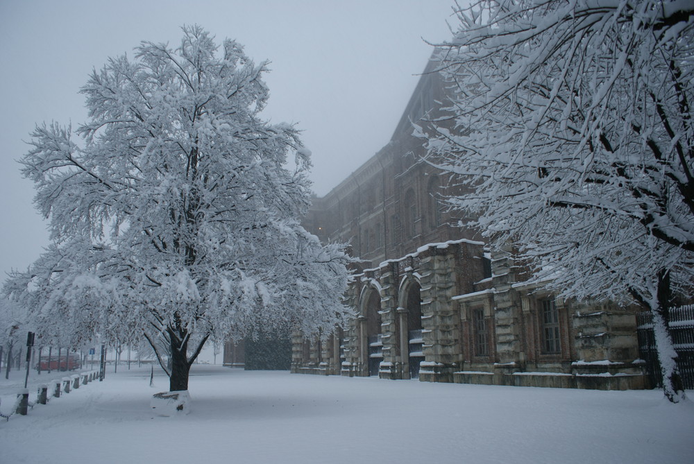 Rivoli sotto la neve