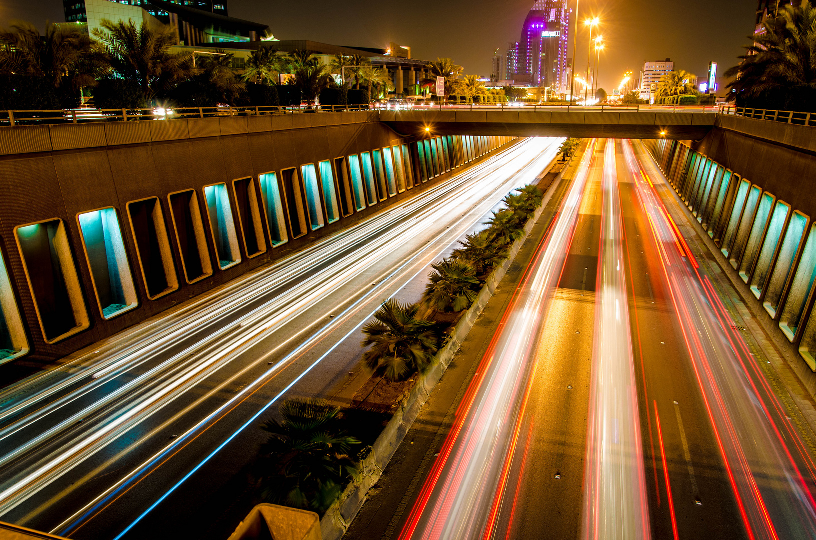 Riyadh - King Fahad Road @ night