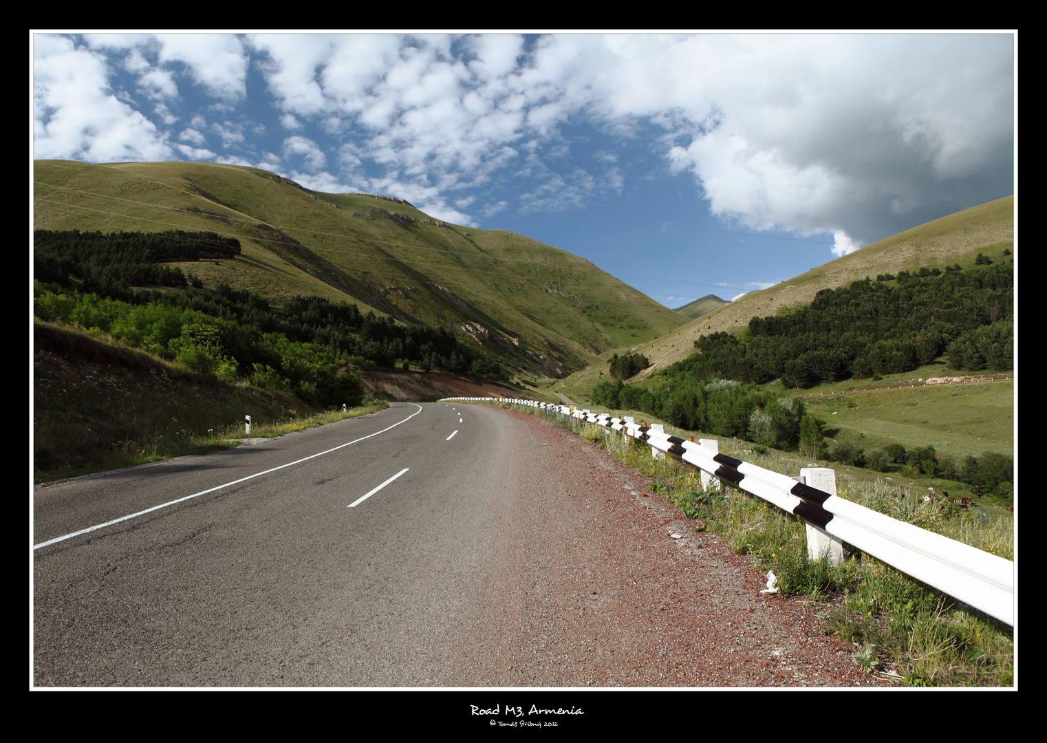 Road M3 to the border crossing with Georgia