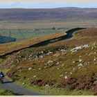 road over the moors at swaledale