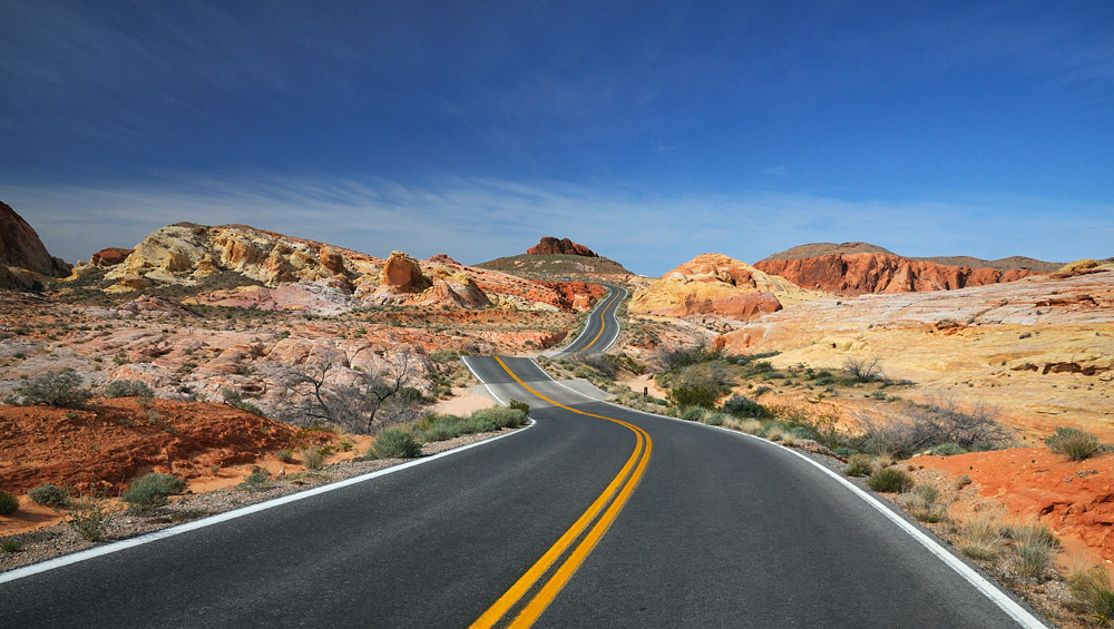 Road Thru Colored Rocks