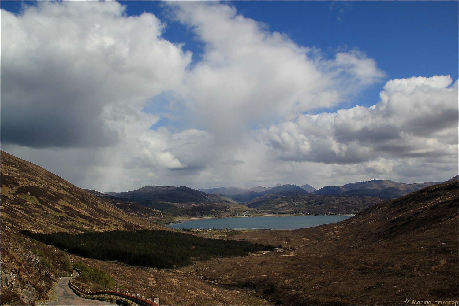 Road to Caol Reatha, Scotland - Straße nach Kylerhea, Isle of Skye Schottland