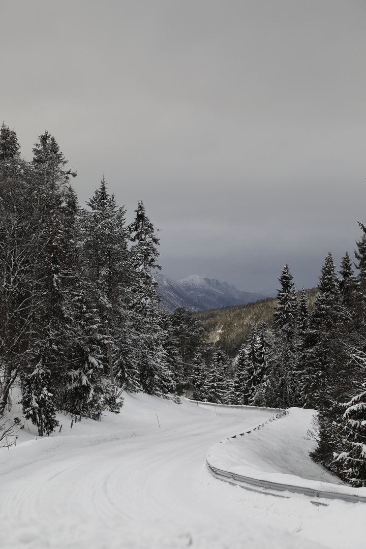 Road to Rondane Rondane im Winter