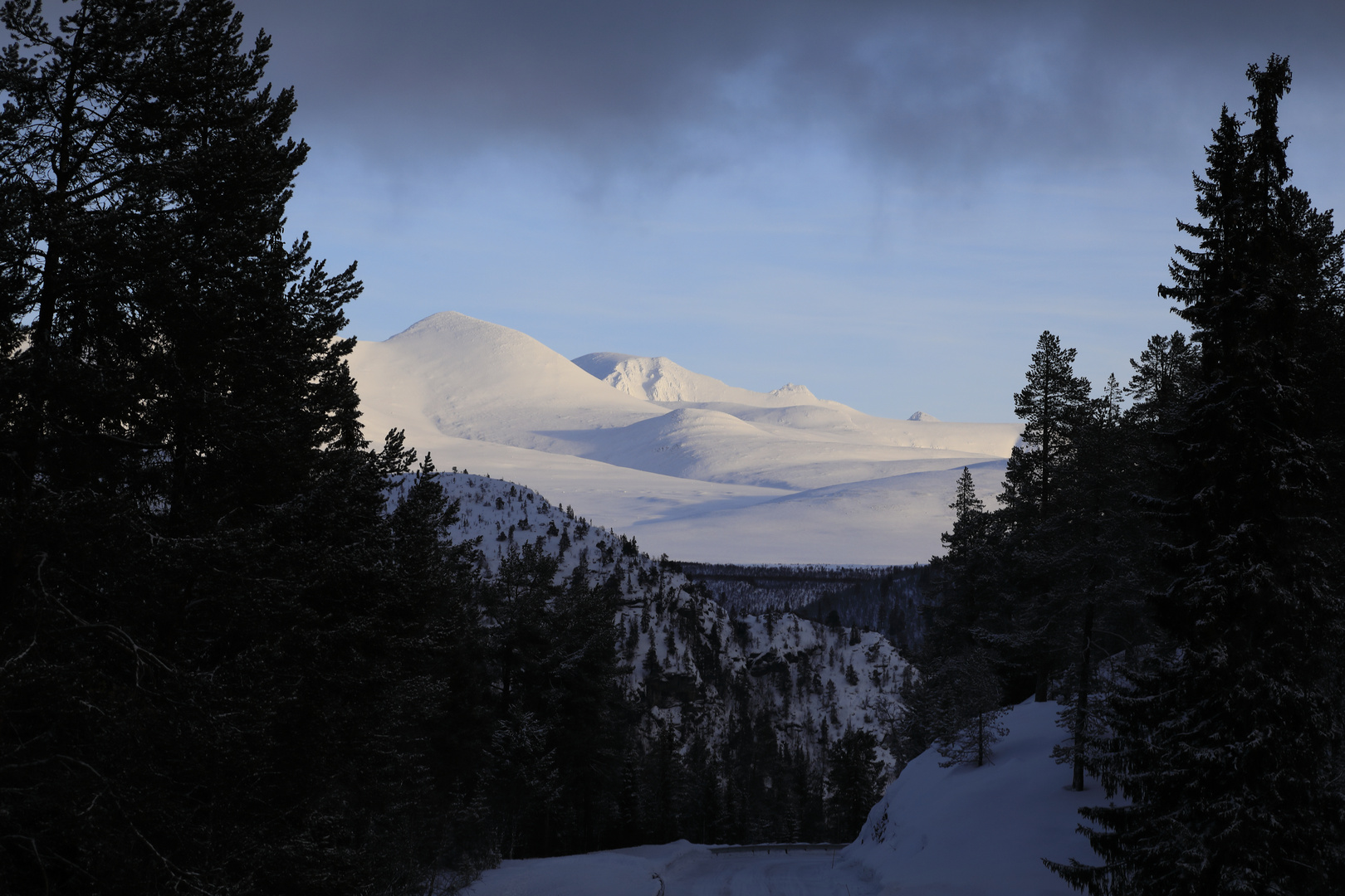 Road to Rondane Rondane im Winter 8