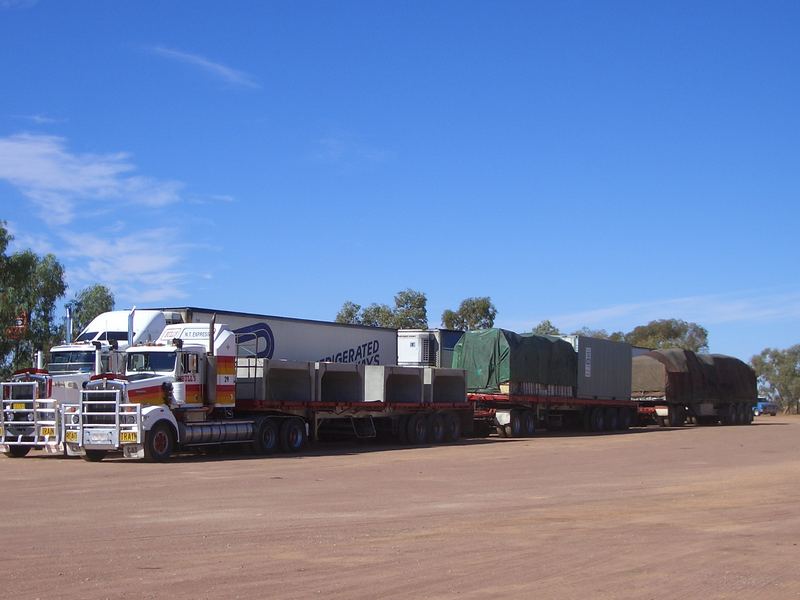 Road Trains on the road