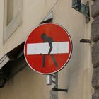 roadsign in firenze/italy